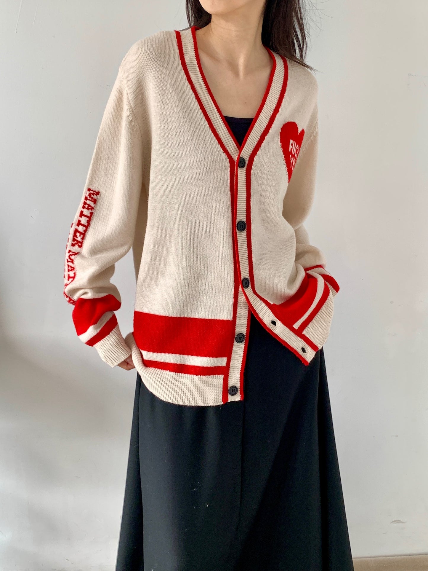 Fuck Yes Classic Cardigan