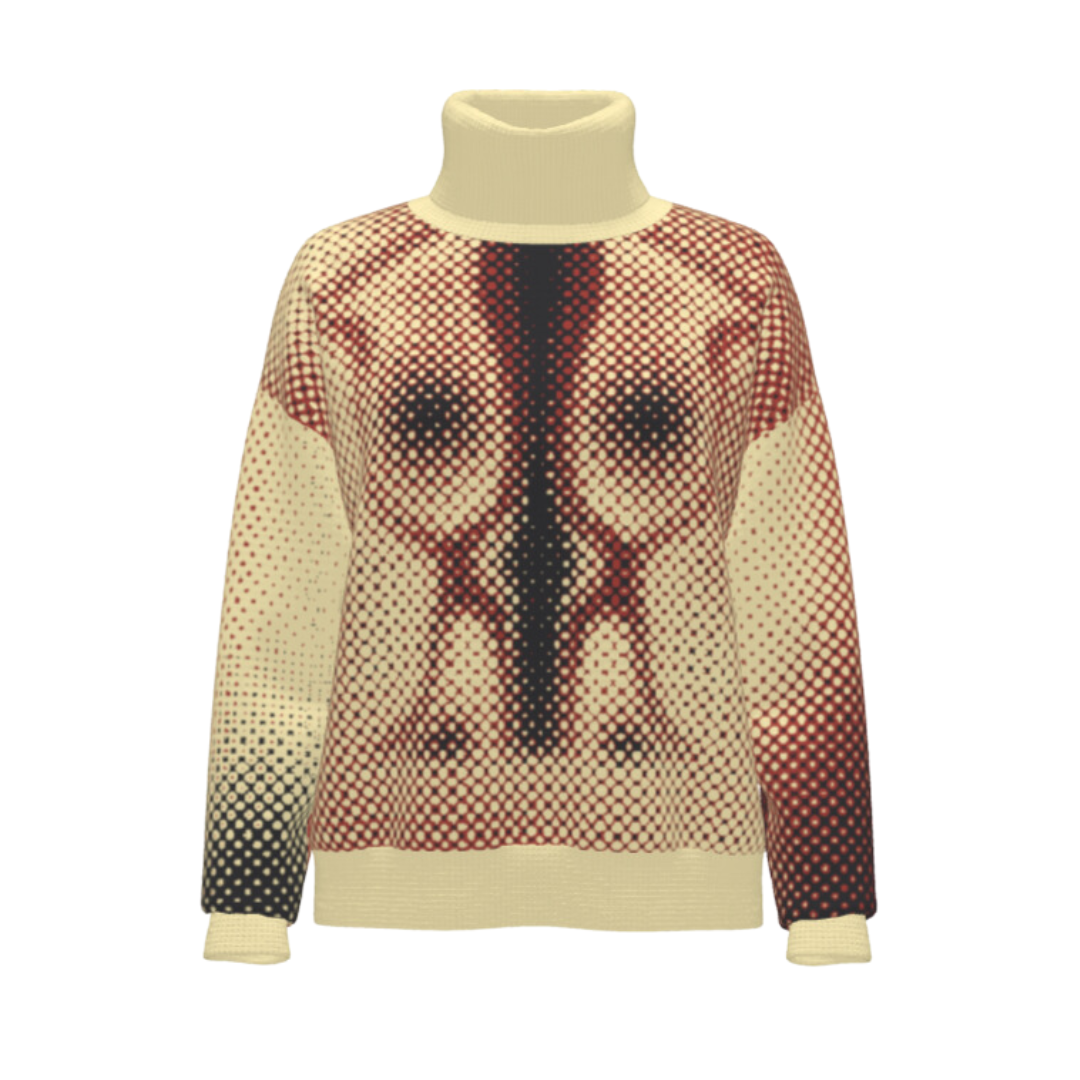 Curve-Enhancing Cowlneck Jumper
