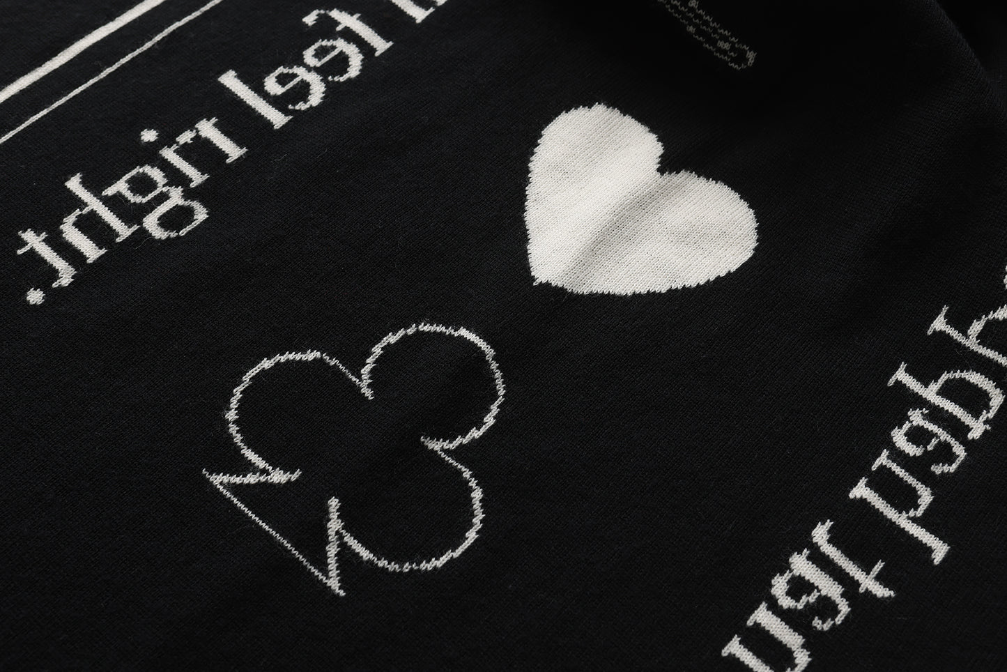 Unlimited Miracles Scarf (White & Black)
