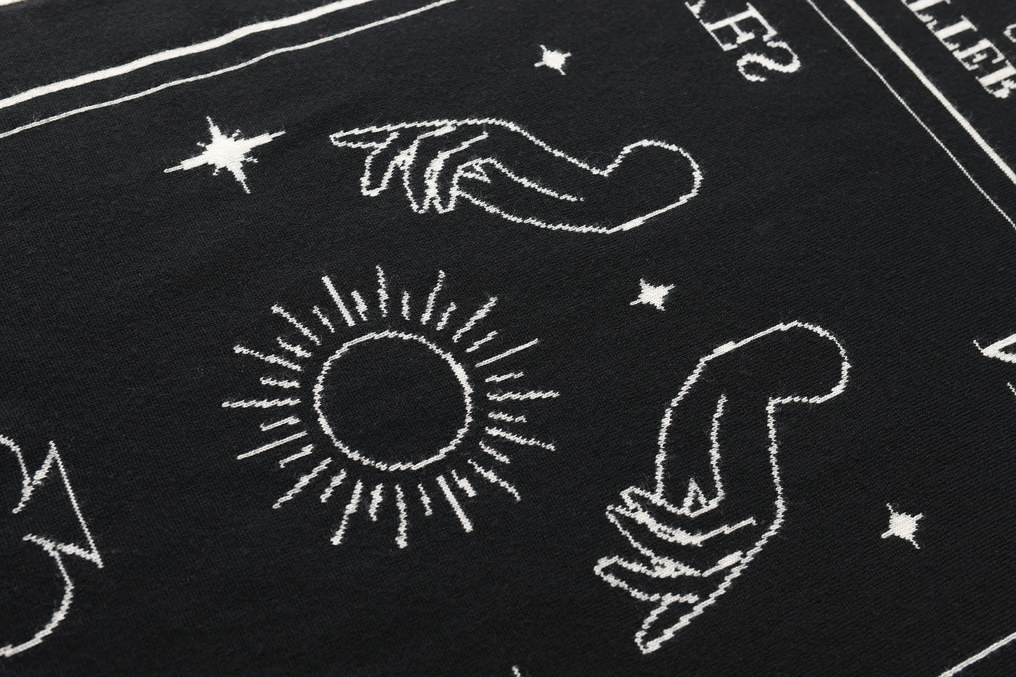 Unlimited Miracles Scarf (White & Black)